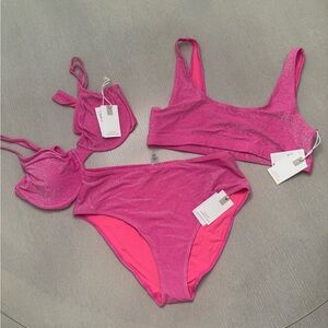 Good American Pink Bikini Set
